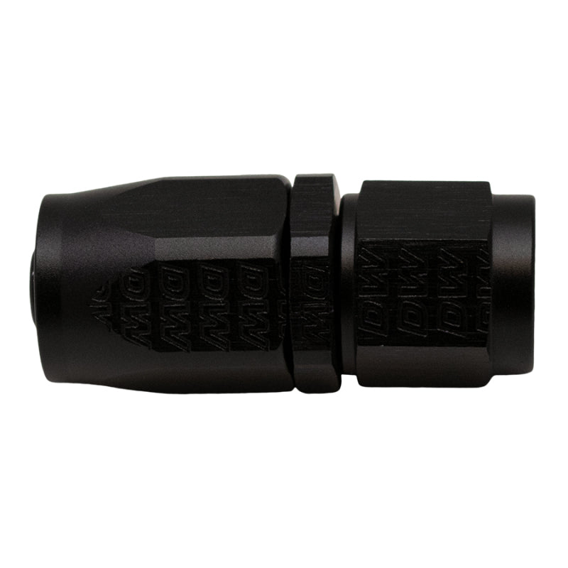 DeatschWerks 6AN Female Swivel Strait Hose End CPE - Anodized Matte Black - DTX Performance