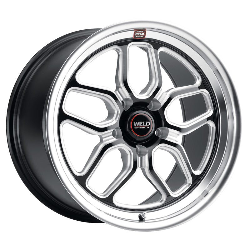 Weld S107 18X9.5 Laguna 5X114.3 ET29 BS6.375 Gloss Black MIL Dia 72.56 - DTX Performance