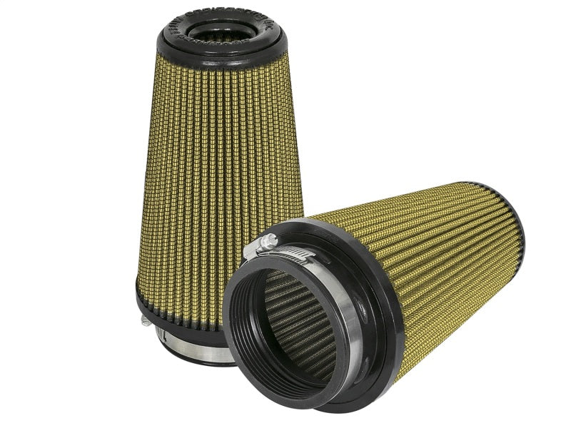 aFe Magnum FLOW Pro GUARD 7 Replacement Air Filter (Pair) F-3.5 / B-5 / T-3.5 (Inv) / H-8in. - DTX Performance