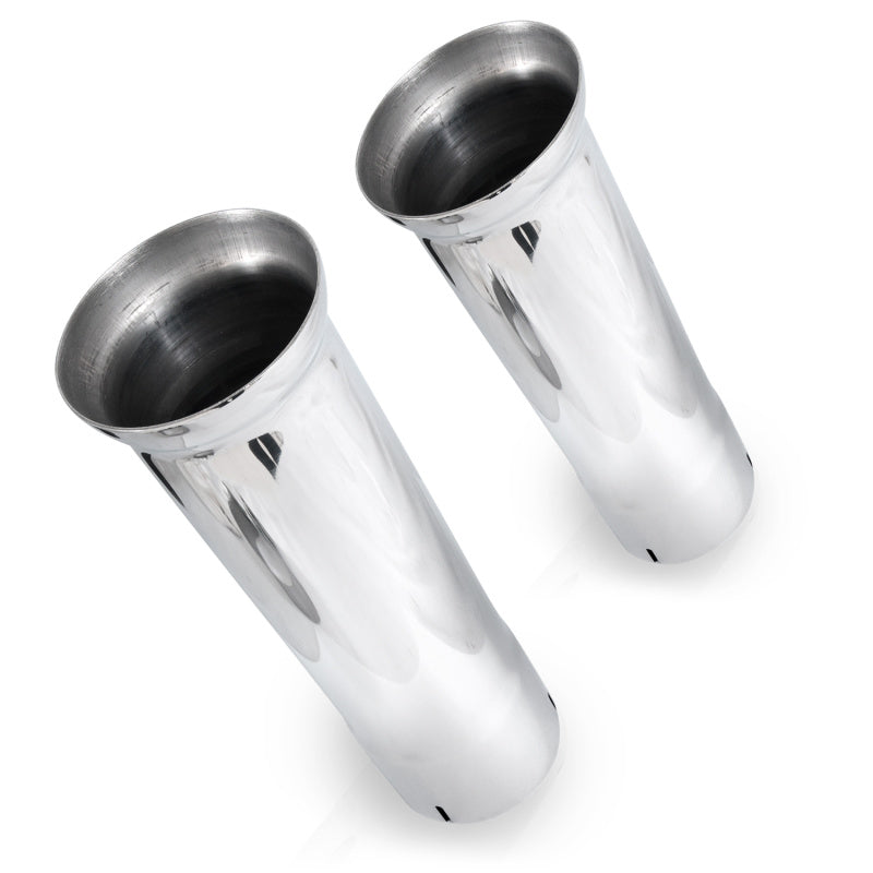 Stainless Works Bell Exhaust Tips- 2in ID Inlet 2in Body - DTX Performance