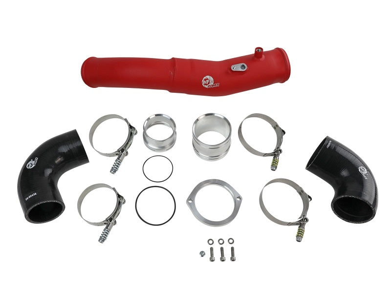 aFe 2020 Toyota Supra 3.0L 3in Red Intercooler Tube - Hot - DTX Performance