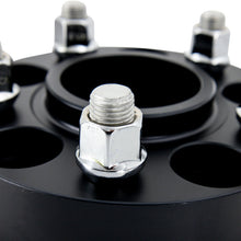 Load image into Gallery viewer, Mishimoto Wheel Spacers - 5x100 - 56.1 - 25 - M12 - Black - DTX Performance