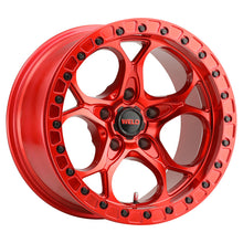 Load image into Gallery viewer, Weld Off-Road W906 17X9 Ledge Beadlock 5X127 ET-35 BS3.625 Candy Red / Red Ring 71.5 - DTX Performance