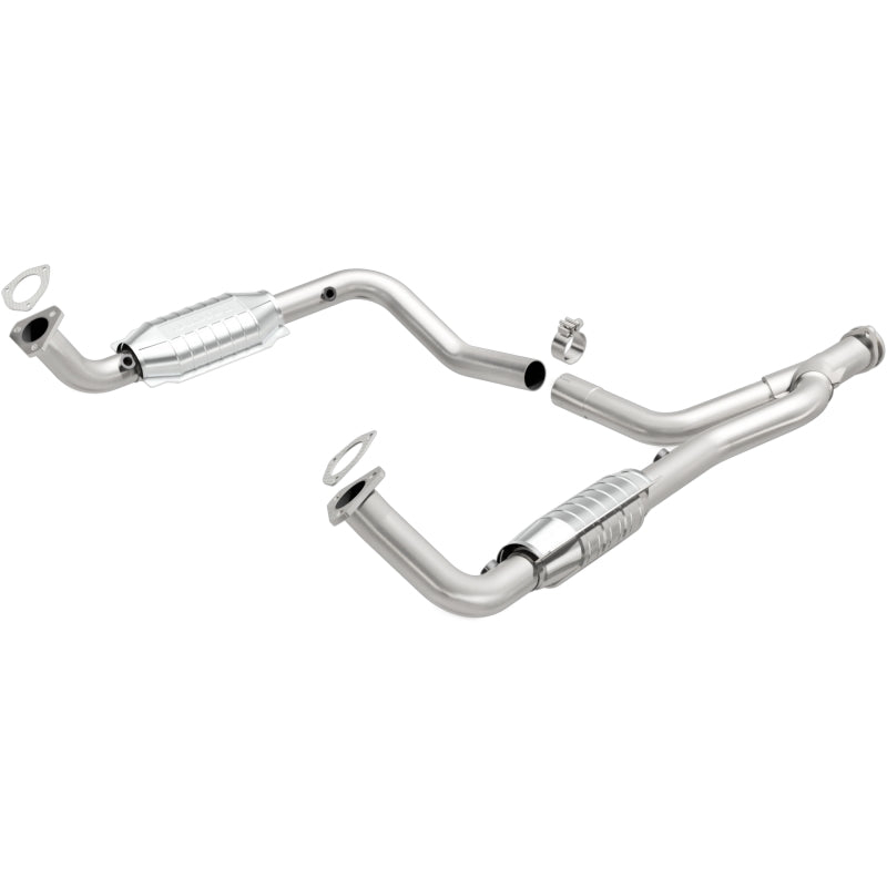 MagnaFlow Conv DF 95-99 Range Rover 4.0/4.6L GEMS Y-Pipe Assembly *NOT FOR SALE IN CALIFORNIA* - DTX Performance