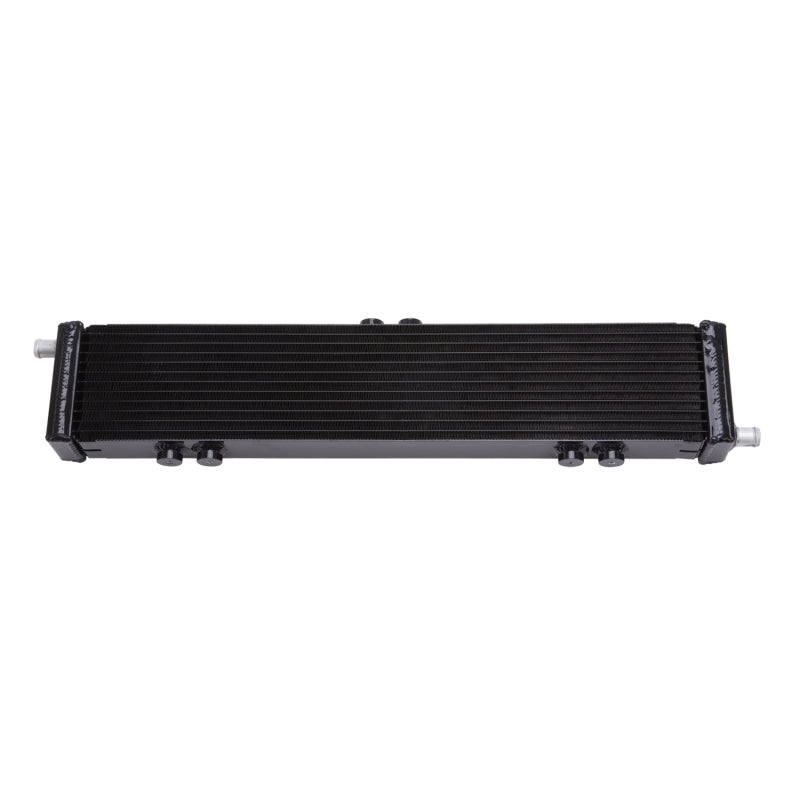 Edelbrock Heat Exchanger Single Pass Dual Row 22 000 Btu/Hr 26 5In W X 5In H X 2 62In D Black - DTX Performance