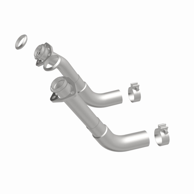 MagnaFlow 66-72 Chevy C10 Pickup V8 2-Piece Front Exhuast Pipe Kit (2in Tubing/Clamps/Inlet Flanges) - DTX Performance