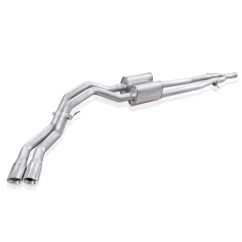 Stainless Works Chevy Silverado/GMC Sierra 2007-16 5.3L/6.2L Exhaust Y-Pipe Passenger Rear Tire Exit - DTX Performance