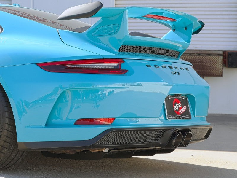 aFe 14-16 Porsche 911 GT3 991.1 H6 3.8L MACH Force-Xp 304 SS Cat-Back Exhaust System w/ Carbon Tips - DTX Performance