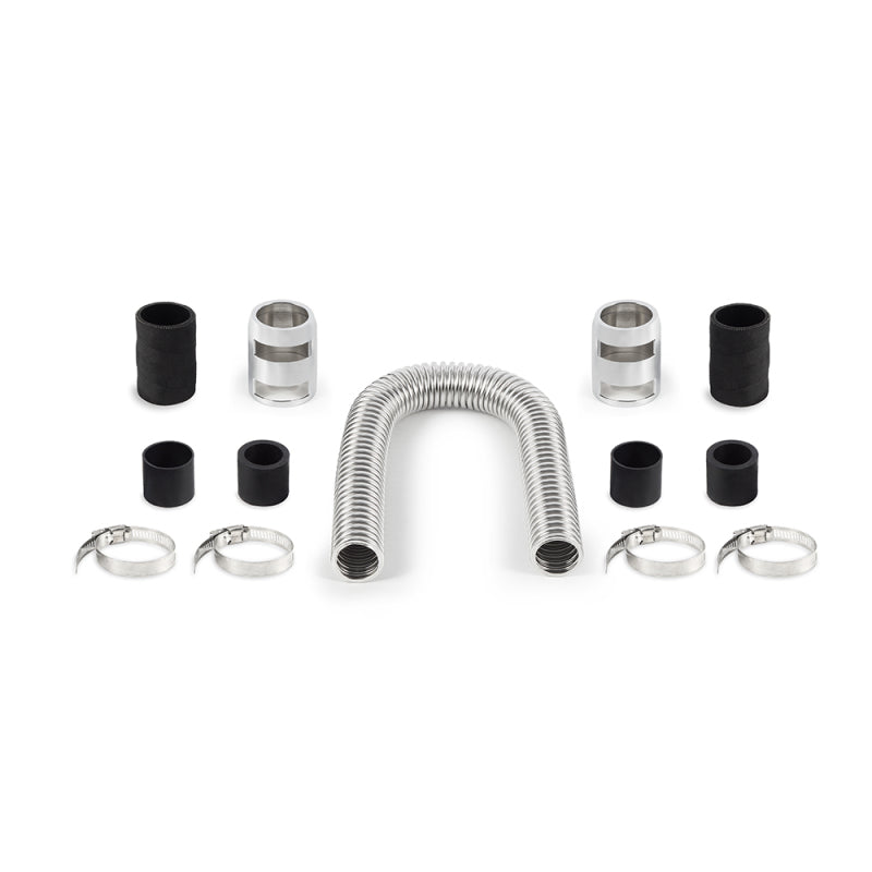 Mishimoto 24in Flexible Radiator Hose Kit Chrome - DTX Performance