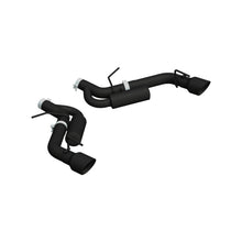 Load image into Gallery viewer, MBRP 16-19 Chevrolet Camaro SS Dual Rear Exit Axle Back w/ 4.5in OD Tips - BLK (Non NPP Models) - DTX Performance