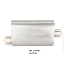 Load image into Gallery viewer, Mishimoto Universal Muffler with 3.0in Offset Inlet/Outlet - Brushed - DTX Performance