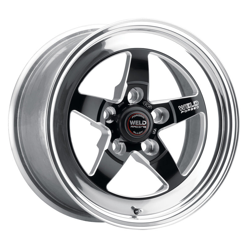 Weld S71 15x10.33 / 5x4.75 BP / 5.5in. BS Black Wheel (Low Pad) - Non-Beadlock - DTX Performance