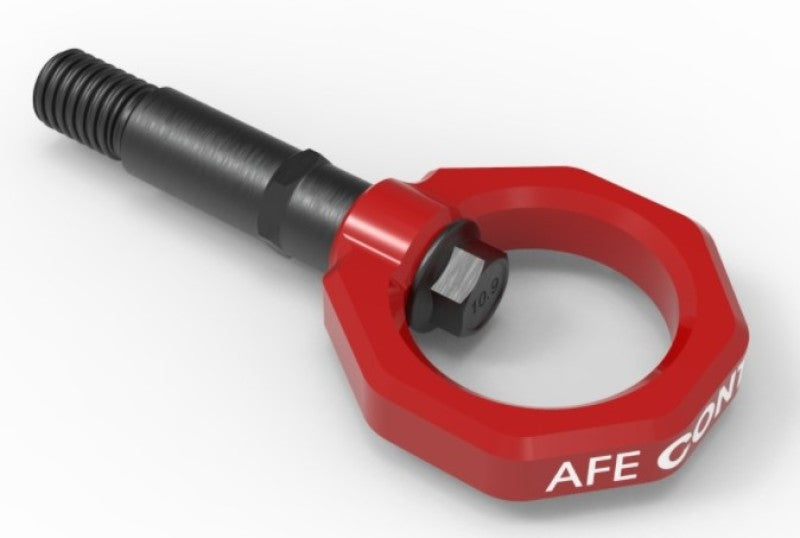 aFe Control Rear Tow Hook Red 20-21 Toyota GR Supra (A90) - DTX Performance