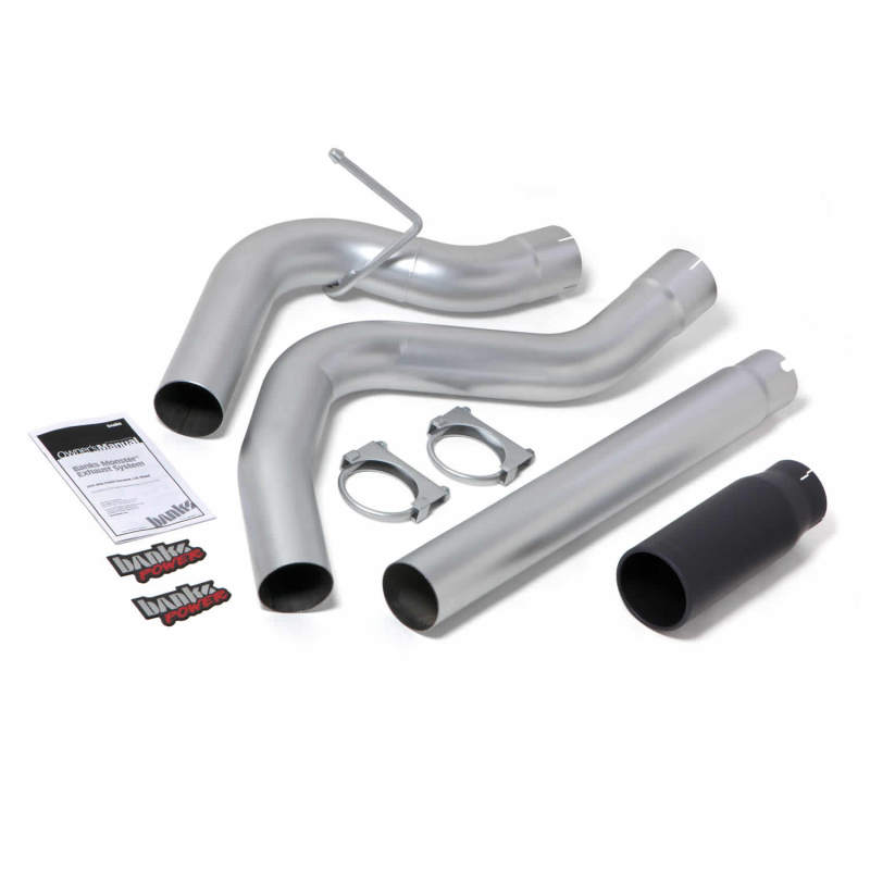 Banks Power 14-15 Ram 1500 3.0L Diesel Monster Exhaust System - SS Single Exhaust w/ Black Tip - DTX Performance