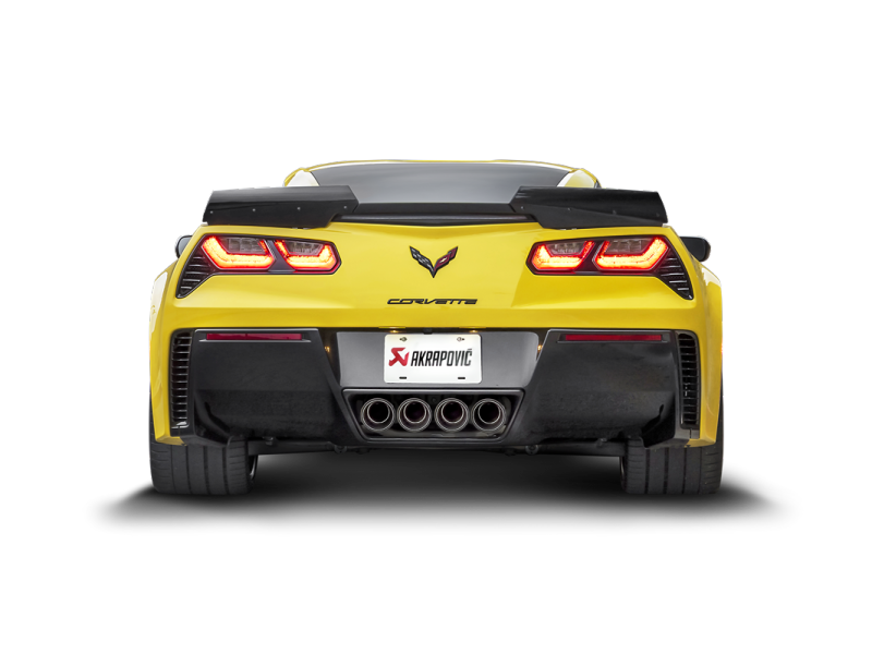 Akrapovic 14-17 Chevrolet Corvette Z06 (C7) Slip-On Line (Titanium) w/ Carbon Tips - DTX Performance