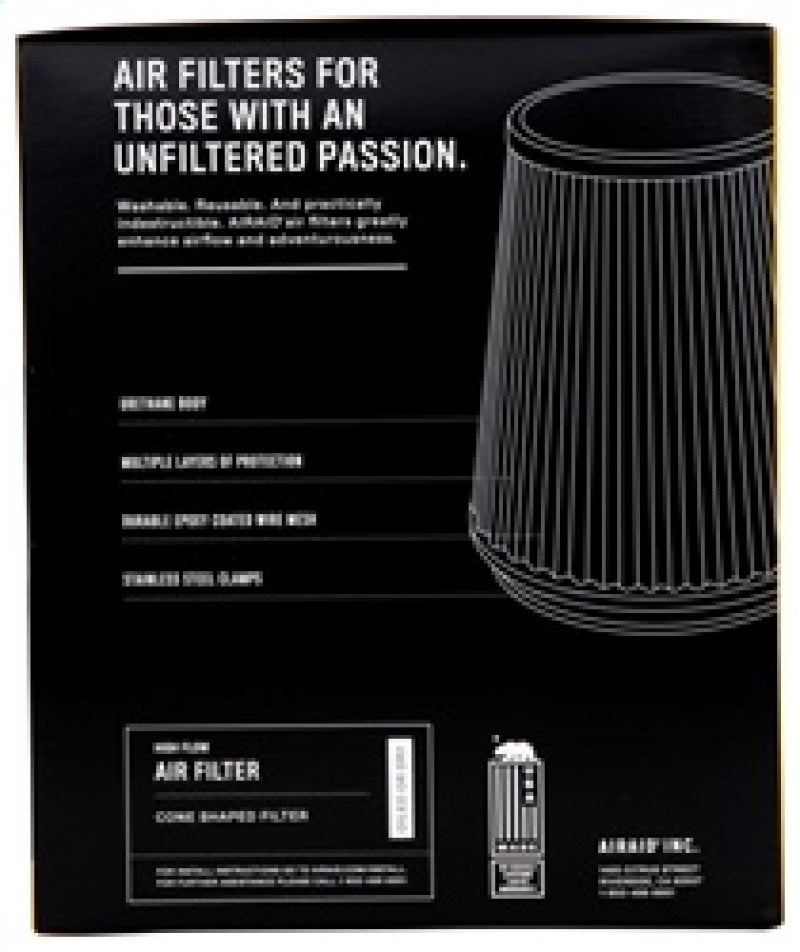 Airaid Universal Air Filter - Cone 6 x 7-1/4 x 5 x 7 - DTX Performance