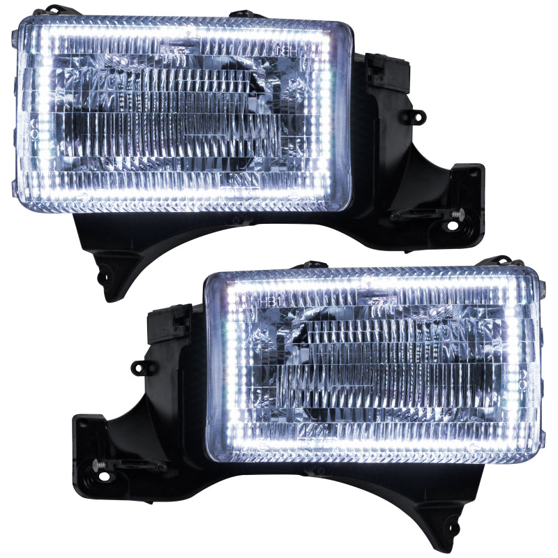 Oracle 94-02 Dodge Ram Pre-Assembled Halo Headlights - White - DTX Performance