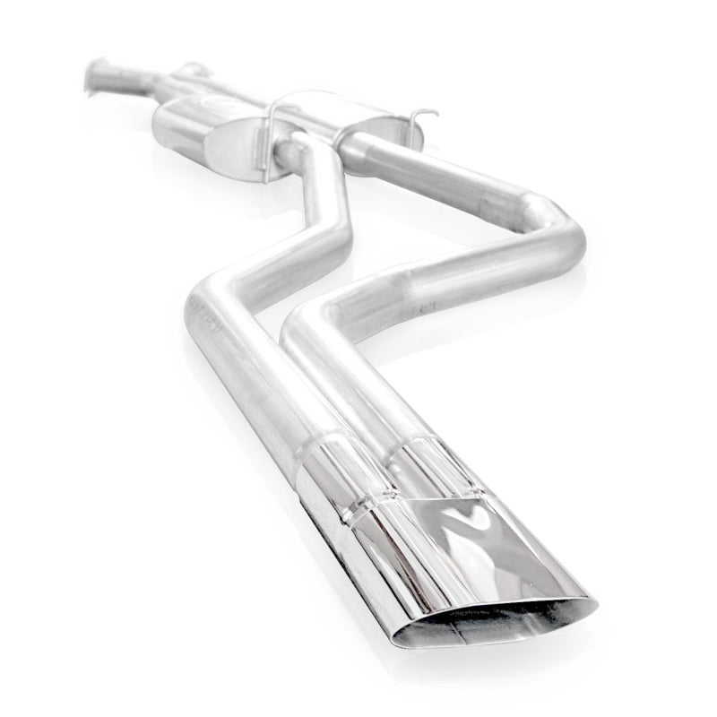 Stainless Works 2004 GTO 3in Catback Chambered Mufflers X-Pipe Slash Cut Tips - DTX Performance