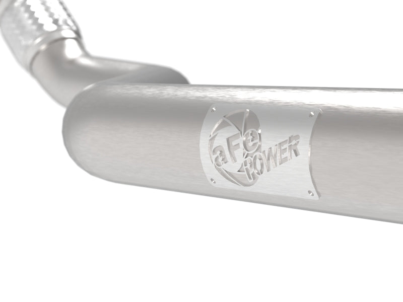 afe POWER MACH Force-Xp 09-16 Audi A4/A5 B8 L4-2.0L(t) 304 SS 3in. Front Resonator Delete Pipe - DTX Performance