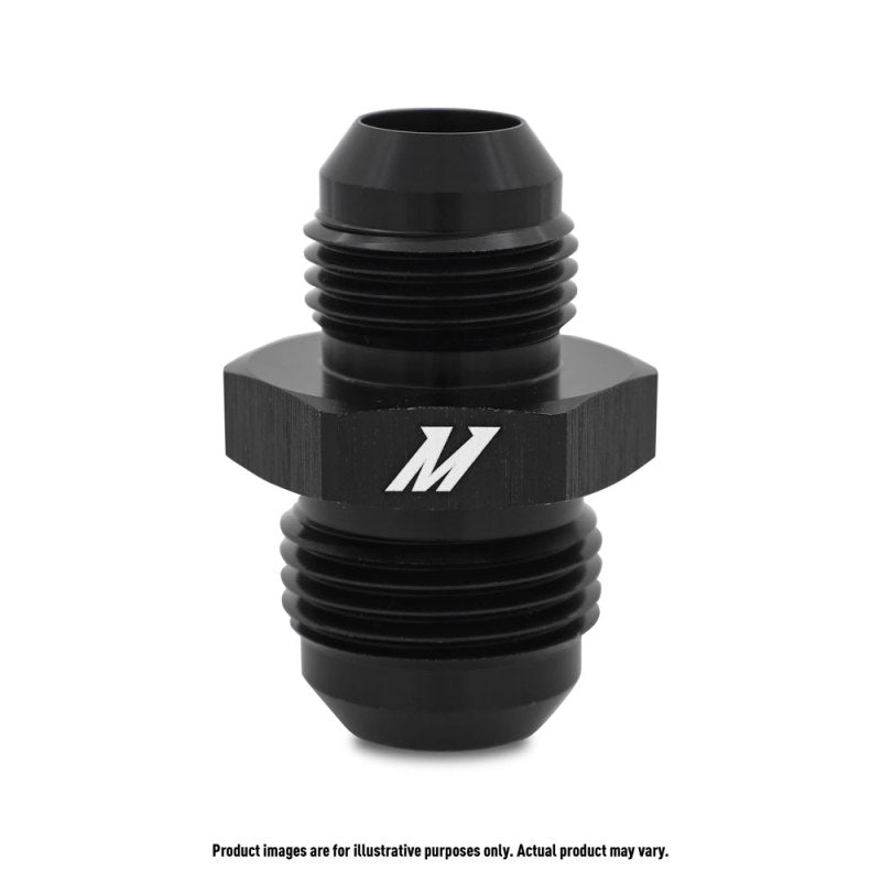 Mishimoto Aluminum -4AN to -6AN Reducer Fitting - Black - DTX Performance