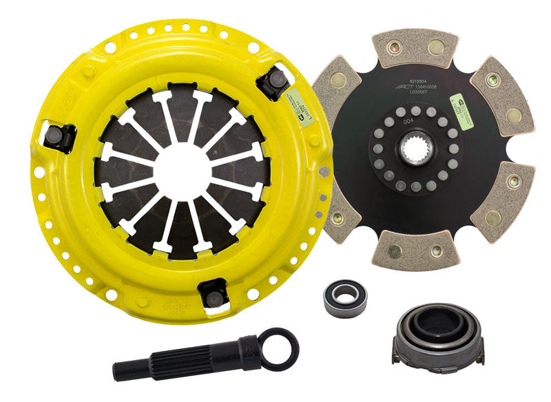 ACT 1992 Honda Civic XT/Race Rigid 6 Pad Clutch Kit - DTX Performance