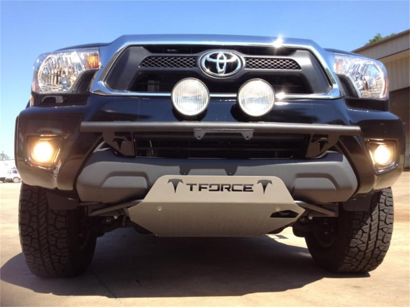 N-Fab Light Bar 12-15 Toyota Tacoma - Gloss Black - Light Tabs w/o License Plate Tabs - DTX Performance