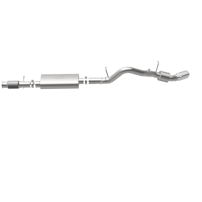 MagnaFlow MF Series SS Cat-Back Exhaust Single Passenger Side Rear Exit 2015 Cadillac Escalade - DTX Performance