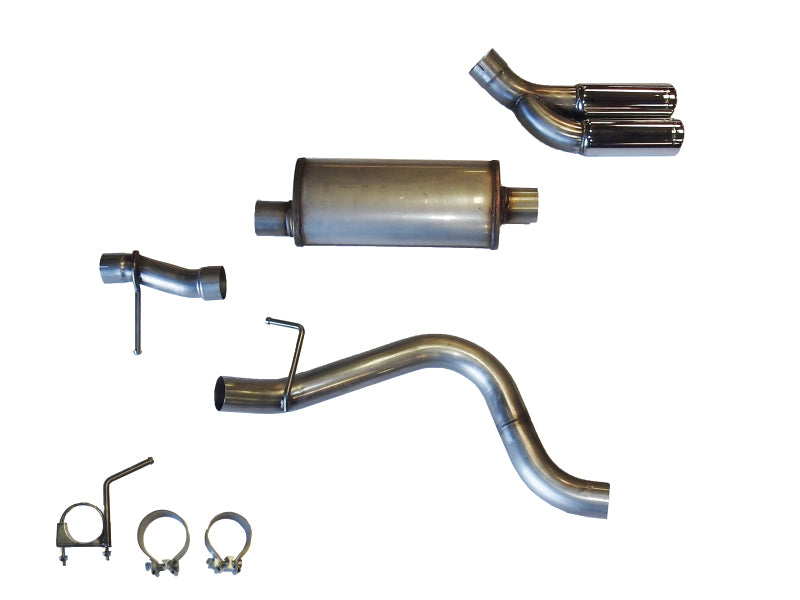 JBA 19-20 Ford Ranger EcoBoost 304SS Dual Side Rear Exit Cat-Back Exhaust w/3-1/2in Tips - DTX Performance