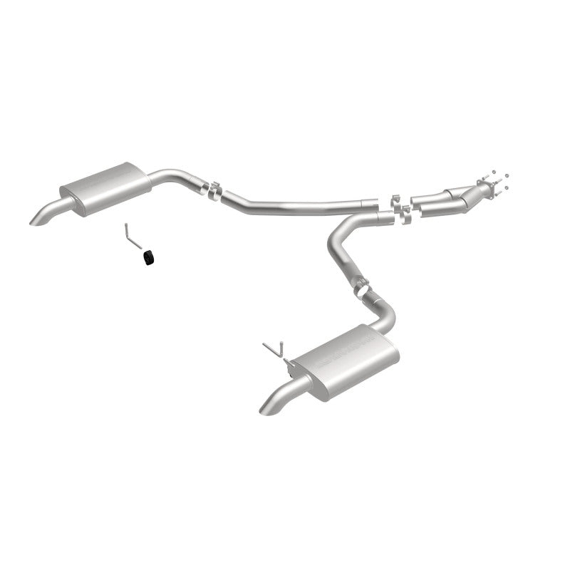 MagnaFlow 75-79 Chevy Corvette V8 5.7L Dual Split Rear Exit Stainless Cat-Back Perf Exhaust - DTX Performance