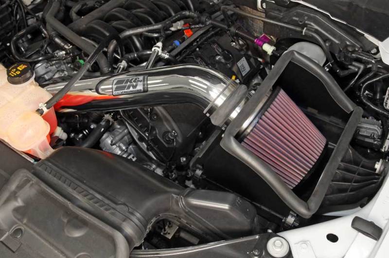 K&N 15 Ford F150 5.0L V8 F/I High Flow Performance Intake Kit - DTX Performance