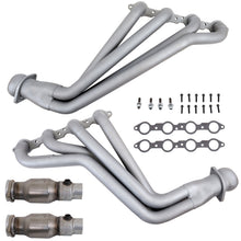 Load image into Gallery viewer, BBK 10-15 Camaro LS3 L99 Long Tube Exhaust Headers With Converters - 1-3/4 Chrome - DTX Performance