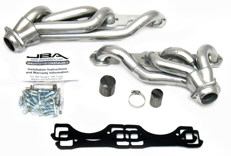 JBA 87-91 Chevrolet Blazer 5.0L/5.7L w/o A.I.R. 1-5/8in Primary Silver Ctd Cat4Ward Header - DTX Performance