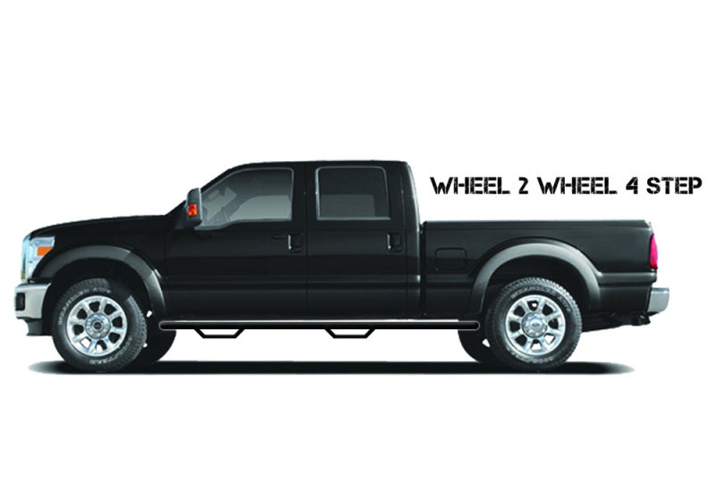 N-Fab Nerf Step 15.5-17 Dodge Ram 1500 Crew Cab 6.4ft Bed - Tex. Black - W2W - 3in - DTX Performance