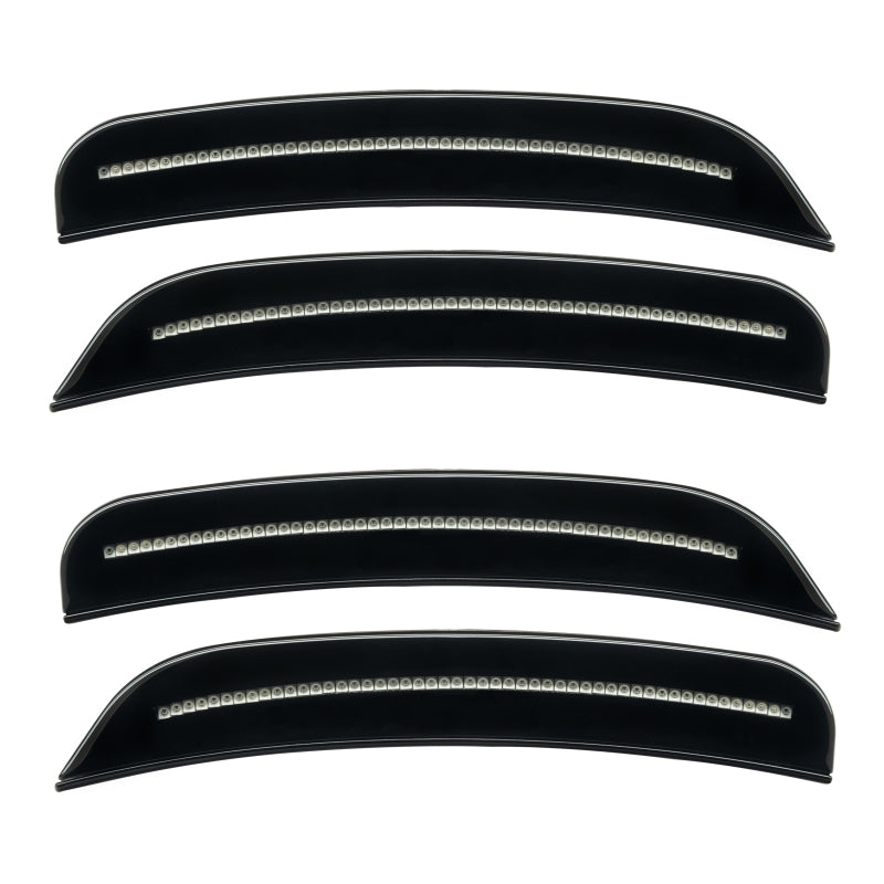 Oracle 15-21 Dodge Charger Concept Sidemarker Set - Clear - Black (DX8PX8X13) - DTX Performance