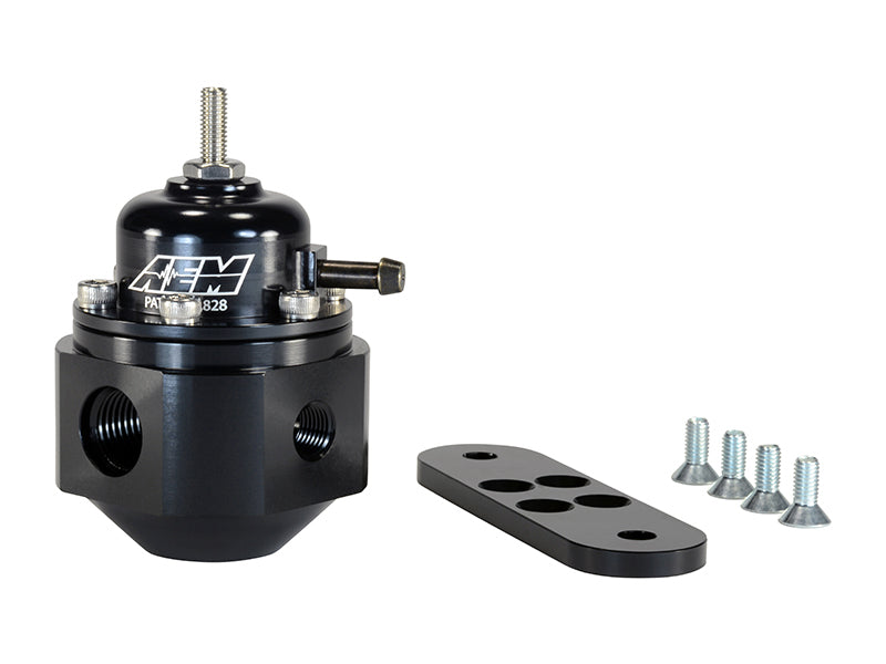 AEM Universal Black Adjustable Fuel Pressure Regulator - DTX Performance