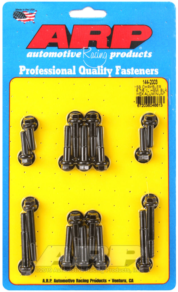 ARP Small Block Chrysler 5.7/6.1L Hemi Hex Aluminum Intake Manifold Bolt Kit - DTX Performance