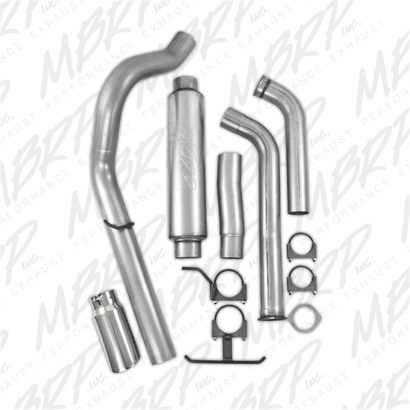 MBRP 2003-2005 Ford Excursion 6.0L Turbo Back Single Side (Stock Cat) - DTX Performance