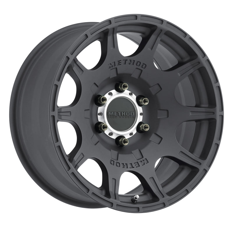 Method MR308 Roost 17x8.5 0mm Offset 6x135 87mm CB Matte Black Wheel - DTX Performance