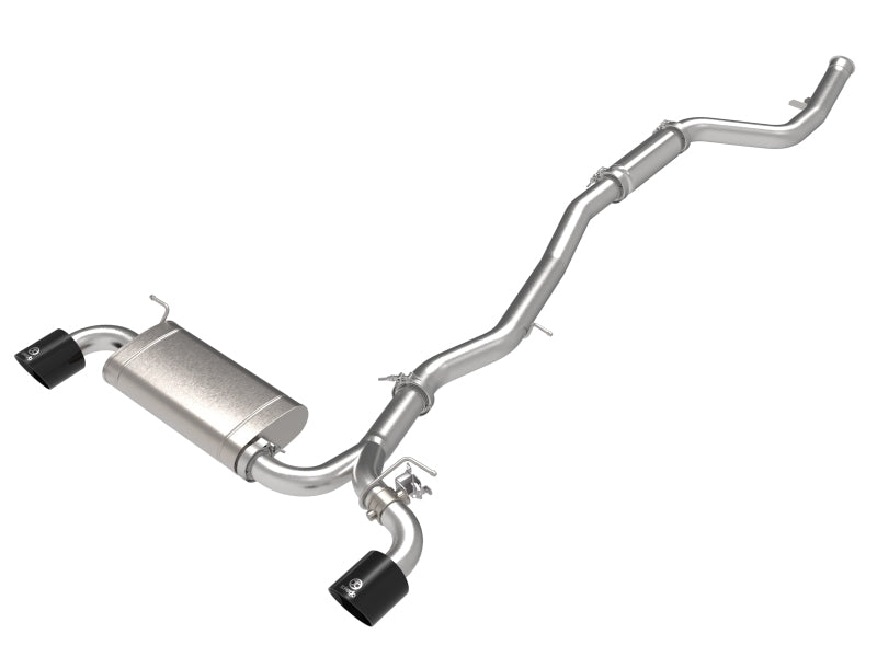 aFe POWER Takeda 2021 Toyota Supra 2.0L (t) 2.5in-3in 304 SS CB Exhaust w/ Black Tips - DTX Performance