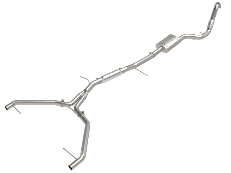 aFe 20-21 Audi A4 L4-2.0L (t) MACH Force-Xp 3in to 2-1/2in Stainless Steel Cat-Back Exhaust System - DTX Performance