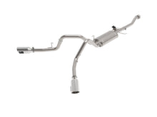 Load image into Gallery viewer, aFe Gemini XV 3in 304 SS Cat-Back Exhaust 2021 Ford F-150 V6 2.7L/3.5L (tt)/V8 5.0L w/ Polished Tips - DTX Performance