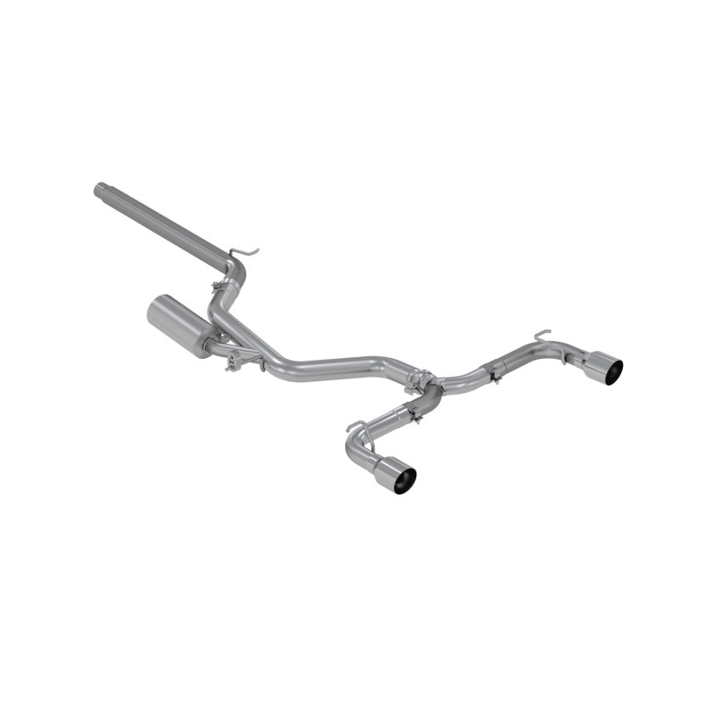 MBRP 15-20 VW 2.0L Turbo Golf GTI MK7 3in T304 Cat Back Exhaust w/ Dual Split Rear Exit - DTX Performance