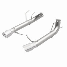 Load image into Gallery viewer, MagnaFlow 13 Ford Mustang Dual Split Rear Exit Stainless Axle-Back Cat Back Exhaust (Competition) - DTX Performance