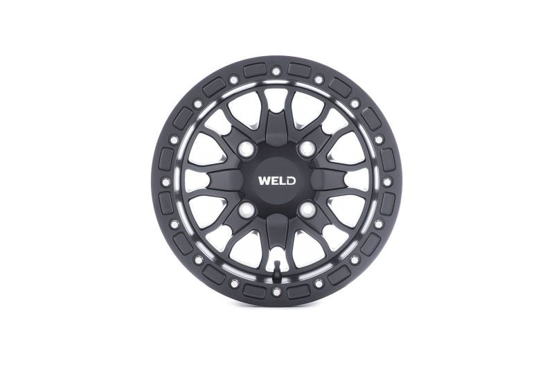 Weld UTV RF Series Raptor U500 14x10 Raptor Beadlock 4x156 5BS Satin BLK - DTX Performance