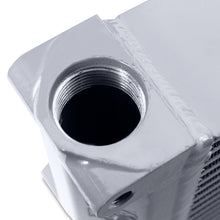 Load image into Gallery viewer, Mishimoto Heavy-Duty Oil Cooler - 10in. Opposite-Side Outlets - Silver - DTX Performance