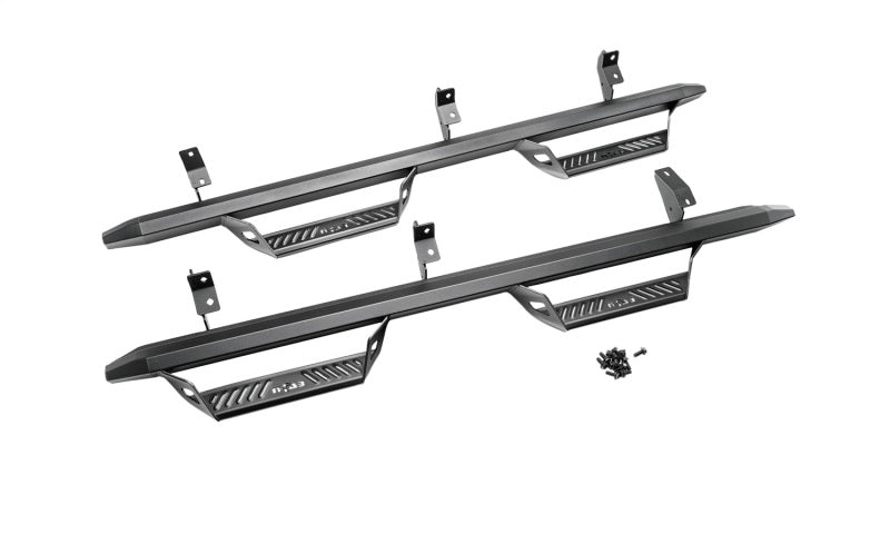 N-Fab Predator Pro Step System 2021 Ford Bronco 4 Door - Tex. Black - DTX Performance