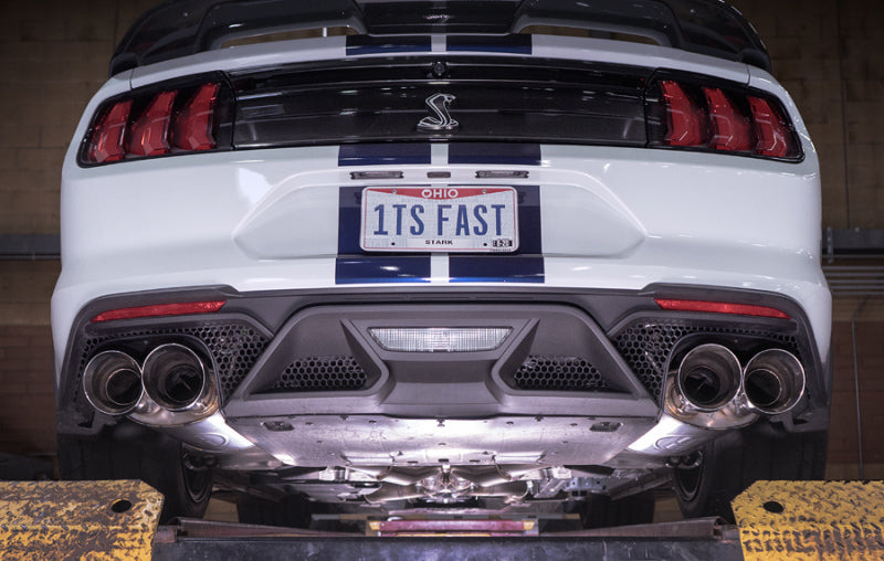 Stainless Works 2020 Ford GT500 Legend Catback H-Pipe Exhaust Factory Connect - Polished Tips - DTX Performance