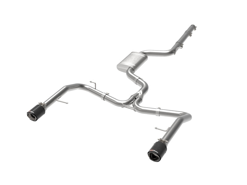 afe 19-21 VW Jetta GLI (MKVII) L4-2.0L (t) MACH Force-Xp 304 SS Cat-Back Exhaust System Carbon Tips - DTX Performance