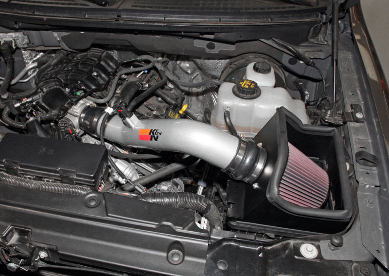 K&N 12-13 Ford F150 3.7L V6 Black High-Flow Performance Intake - DTX Performance