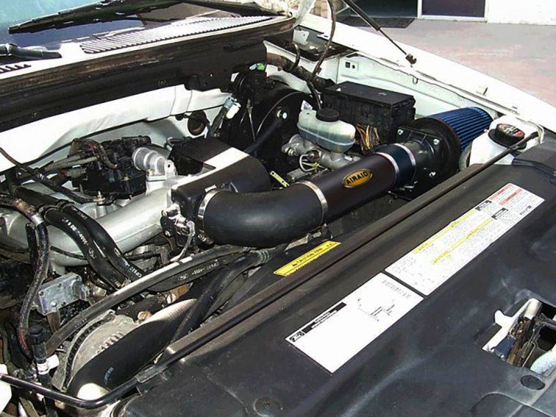 Airaid 97-03 Ford F-150 4.2L V6 CL Intake System w/ Black Tube (Dry / Blue Media) - DTX Performance